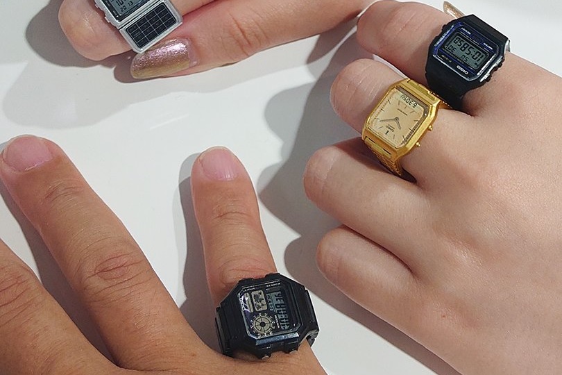 gyűrű óra Casio