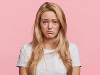 ahl young blonde woman with white t shirt