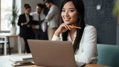 ahl smiling young asian businesswoman