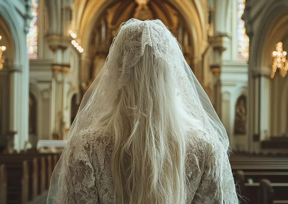 abarrobi A bleached haired heavily plumped bride with a thick 12