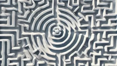 ahl Snowlandia snow maze 1