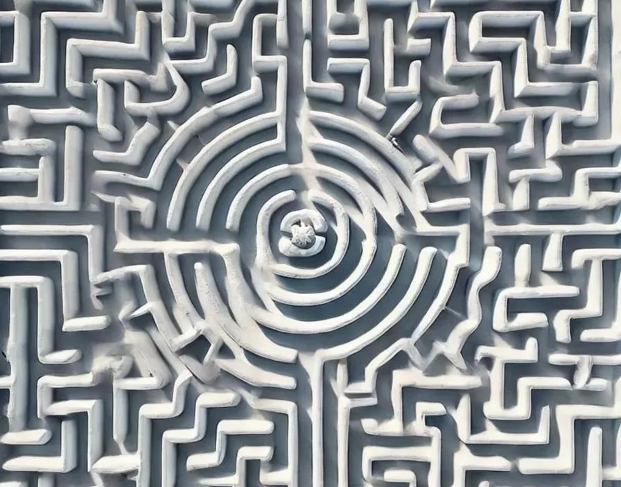 ahl Snowlandia snow maze 1